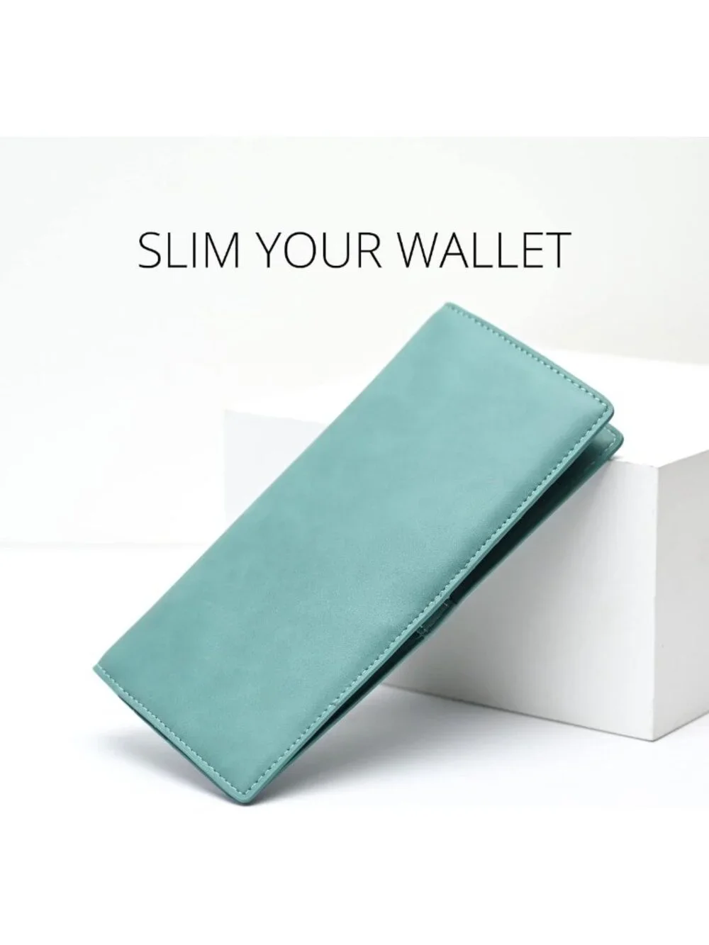 Ultra Slim RFID Blocking Wallet for Women - Bifold Credit Card Holder in Purist